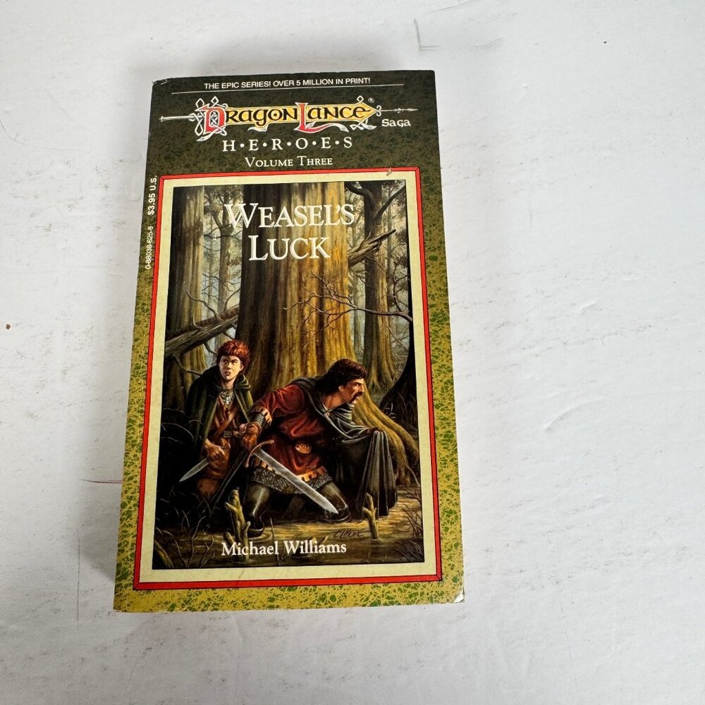 Weasel's‎ Luck Michael Williams 1988 First Print Dragonlance Heroes Fantasy TSR